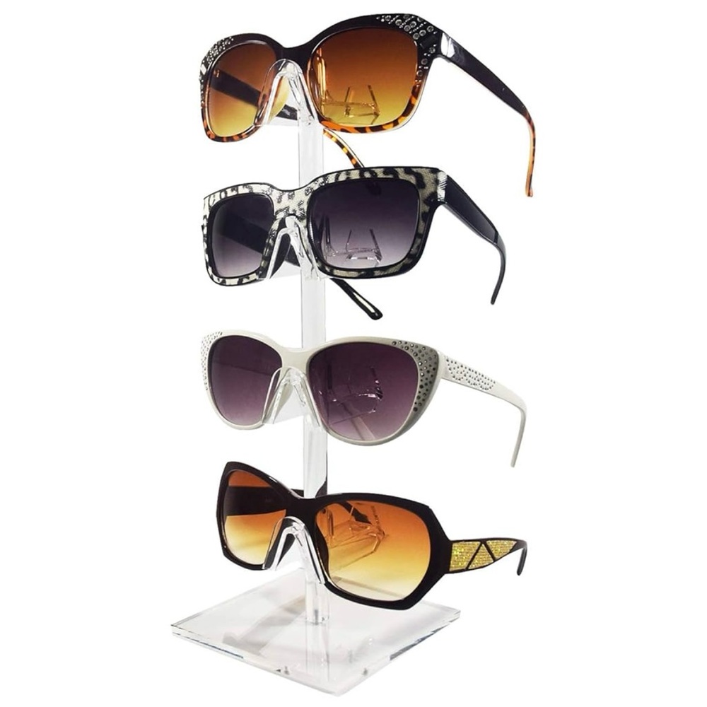Clear Acrylic Stand for Glasses (Sunglasses or Eyeglasses)